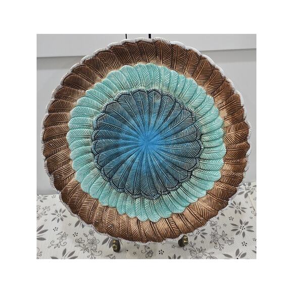 NWT John Derian Target Feathers Round Serving Platter – 13" Stoneware (lighter) - Picture 9 of 9